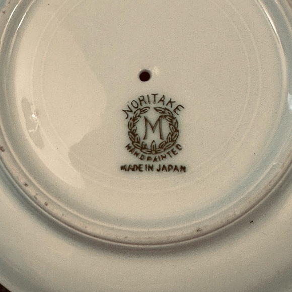 VTG Noritake Sugar Bowl Spoon Jelly Jam Mayonnaise Covered Attached Plate Japan - Picture 7 of 9